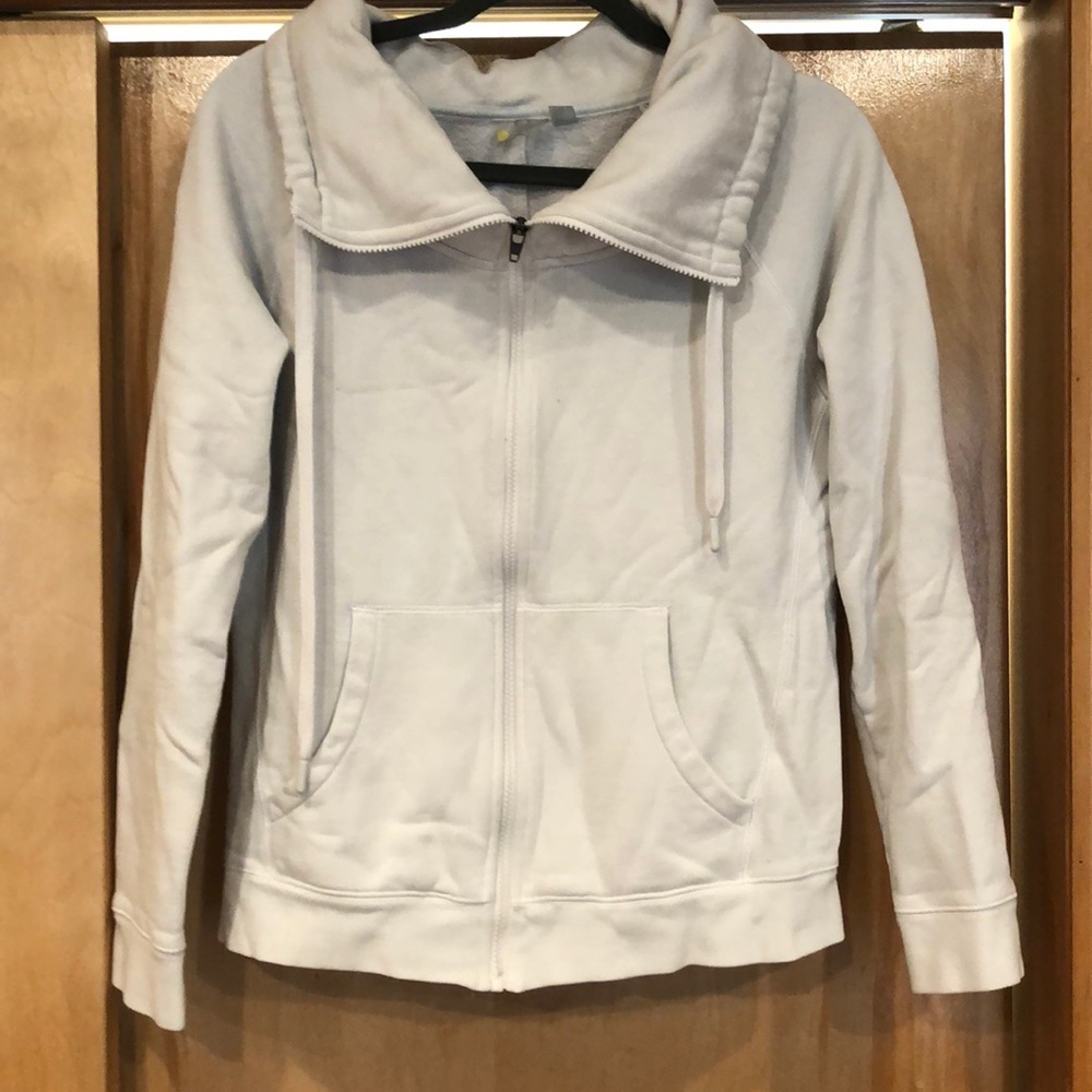 Zella white zip up